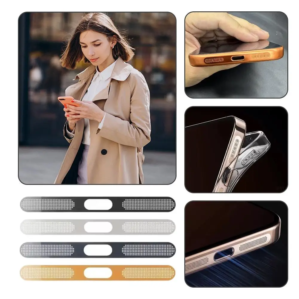 

Металлический пылезащитный чехол для динамика для IPhone 17/17 Air/17 Pro/17 ProMax, клейкая защитная сетка для динамика, пылезащитная сетка для трубы