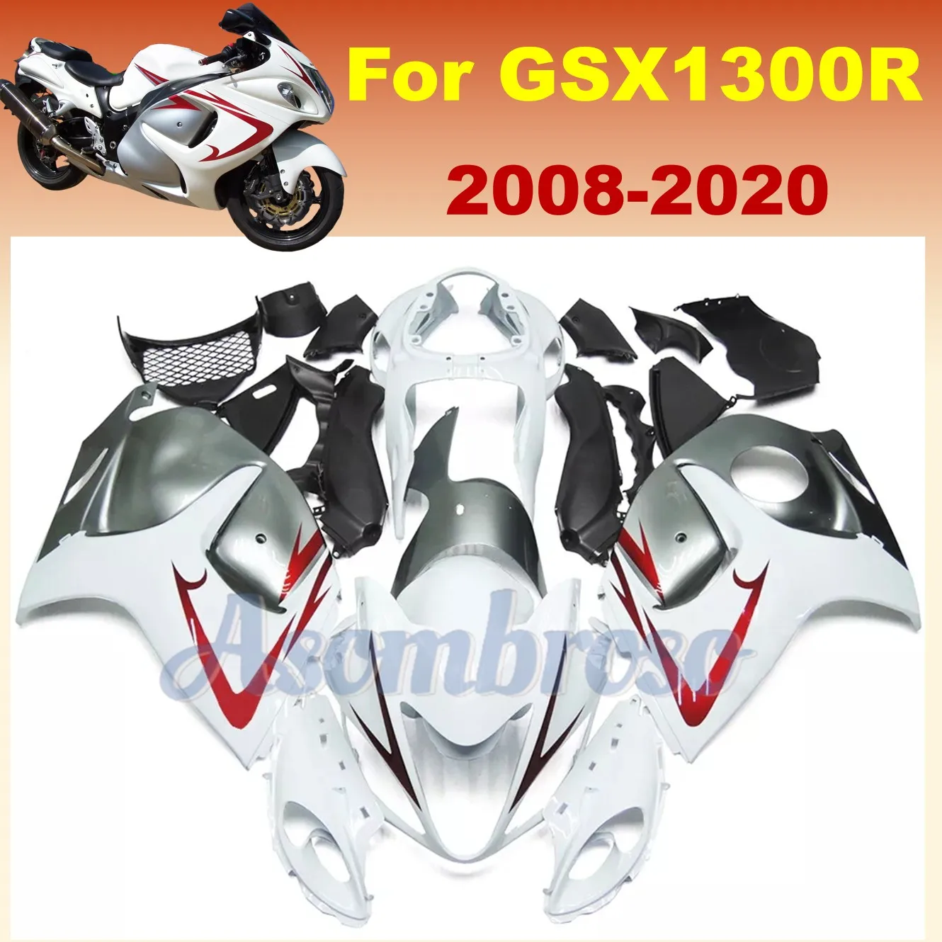 

Подходит для SUZUKI HAYABUSA 1340 GSXR 2008-2020 GSX1300R, обтекатели, компоненты мотоциклов, комплекты кузова, аксессуары, литые под давлением