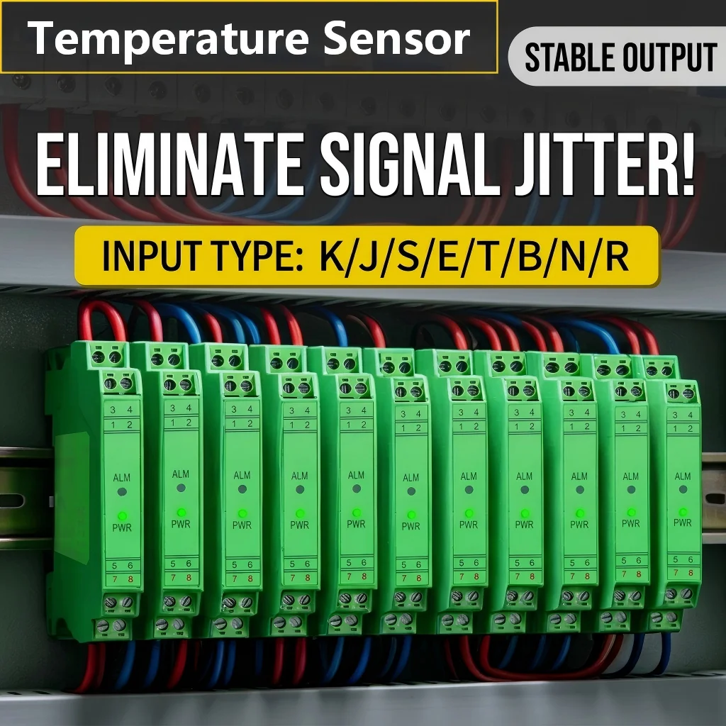 0-1200℃ Thermocouple Temperature Transmitter K S J B Temperature Transducer Sensor Signa Converter 4-20mA 0-10V 0-5V Output
