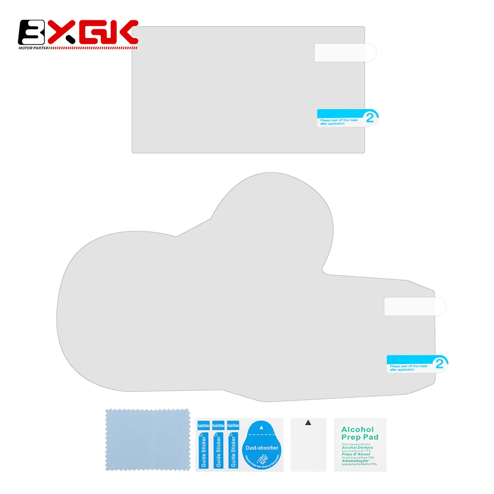 ل BMW R1200GS R1200/R 1200 GS 2013-2017 دراجة نارية الملحقات العنقودية خدش فيلم حماية واقي للشاشة بولي TPU R1200GS