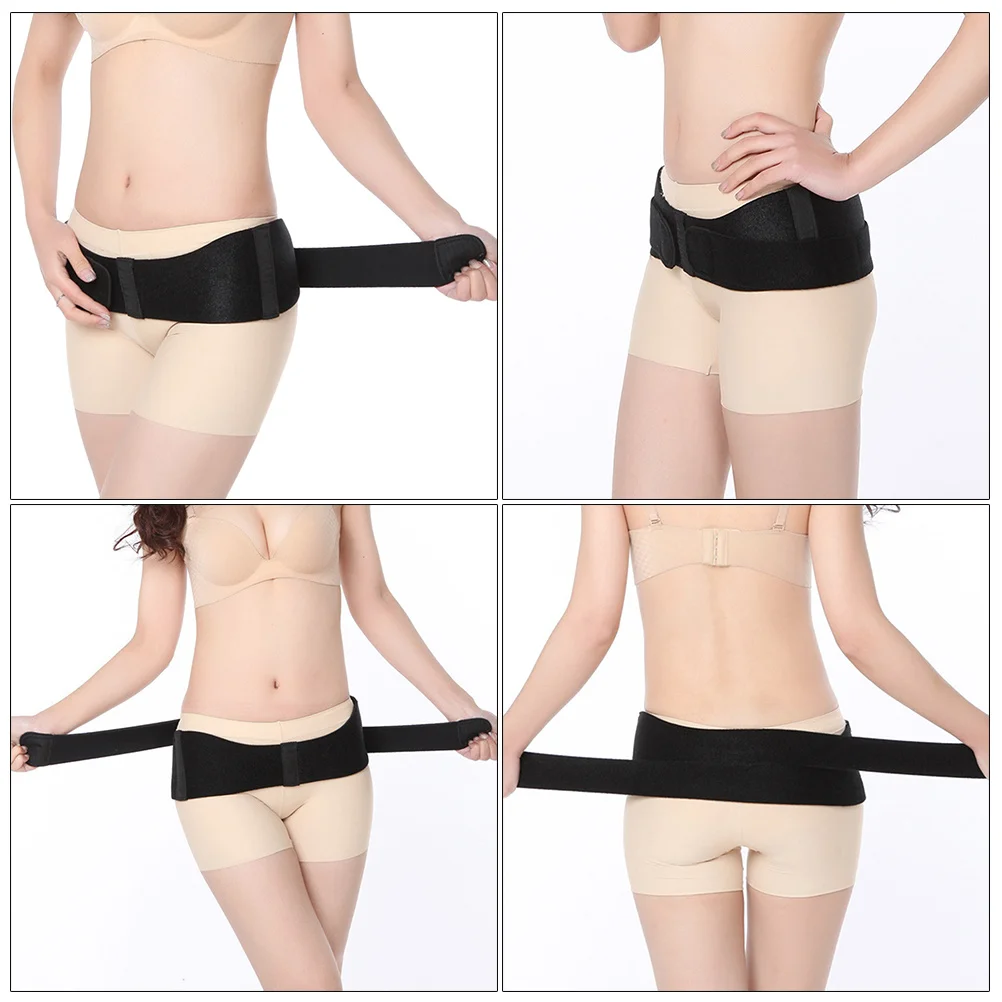 Postpartum bekkenbehandeling riem dames ademend comfortabele taille slanker heuplifter zwarte bekken bekkenbehandelingsriem