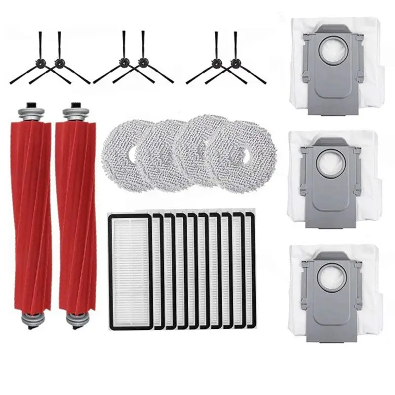 

AT29-For Roborock Qrevo Plus Main Side Brush Hepa Filter Vacuum Cleaner Replacement Parts