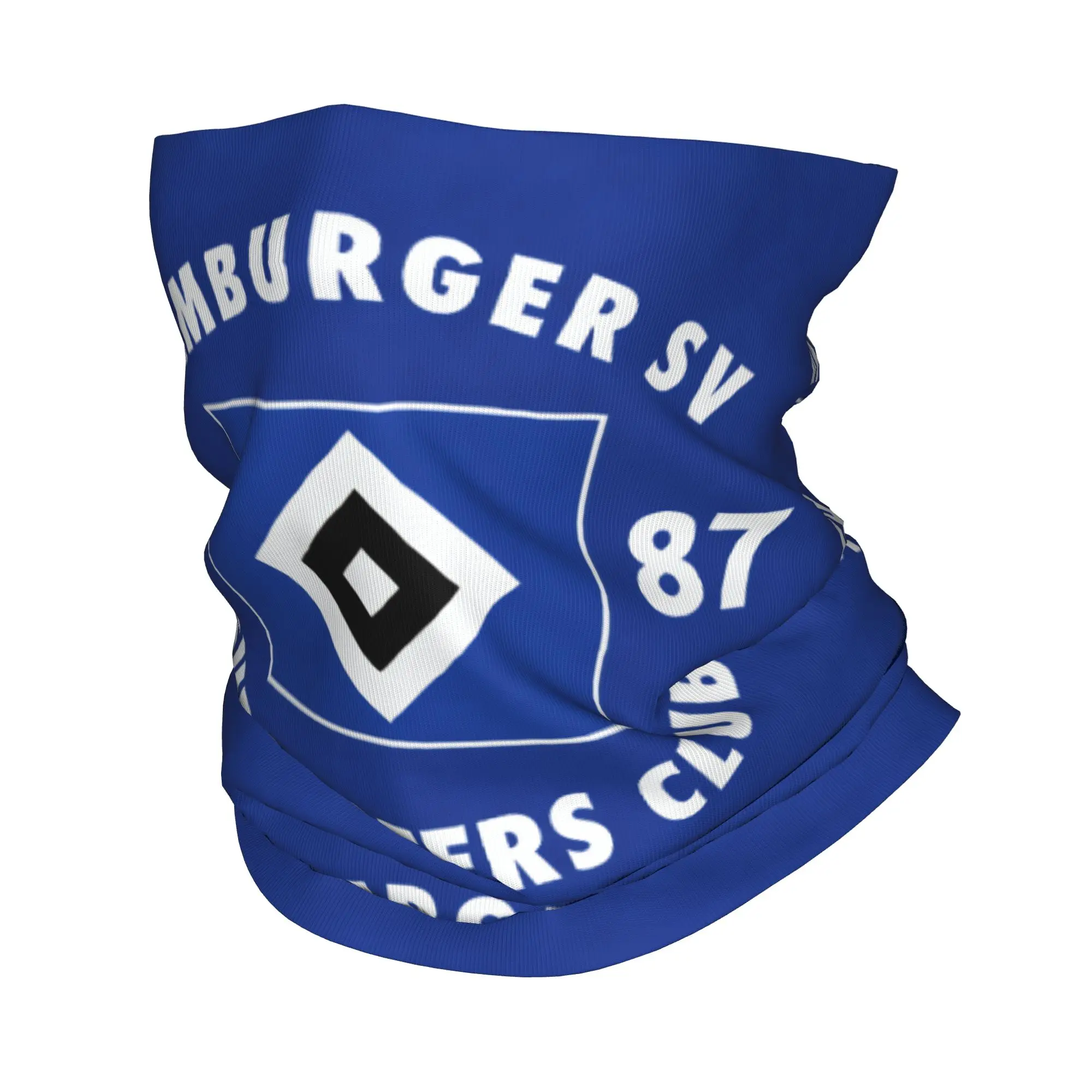 1887 HSV German Soccer Club Bandana Neck Gaiter Printed Hamburgers SV Bundesligas Wrap Scarf Multi-use Cycling Scarf Windproof