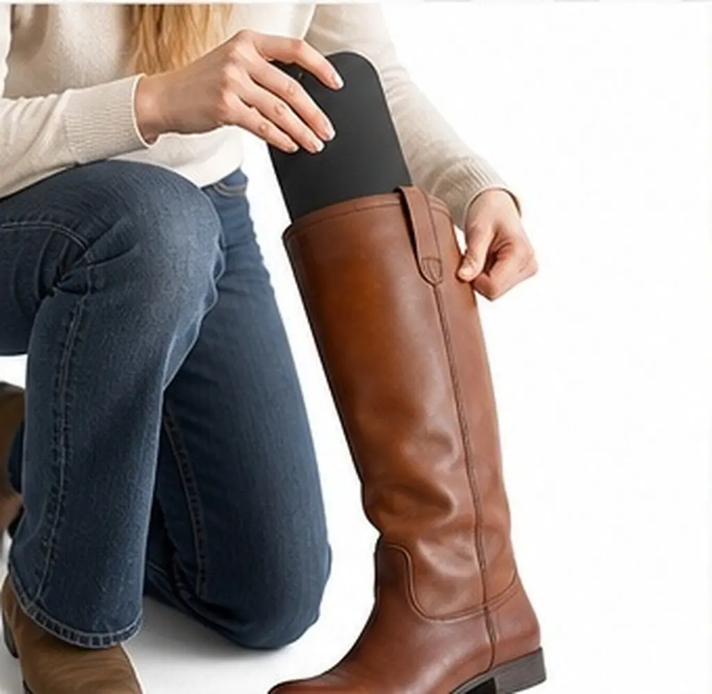 16Pcs Plastic Boot Shapers Shoe Insert Stand Up Support for Tall Boots Keep Shape Prevent Creasing for Men Women