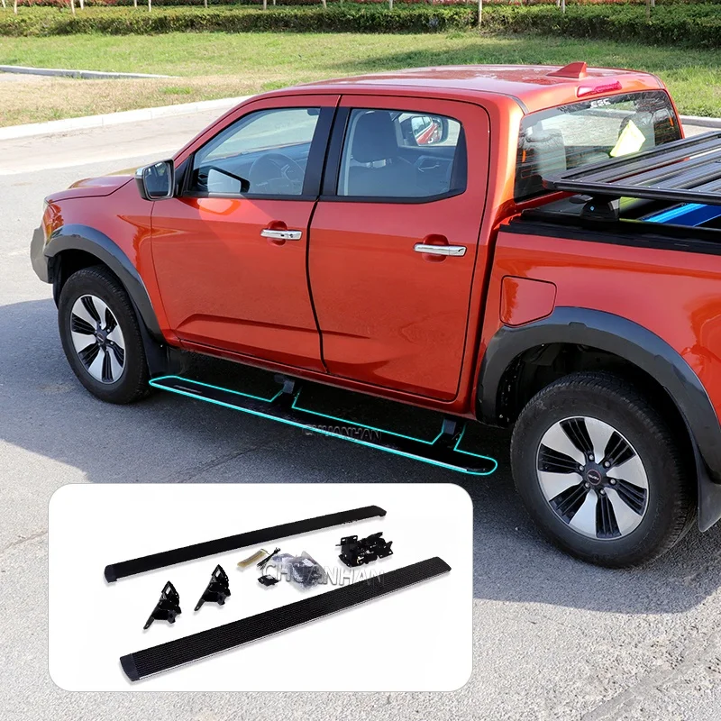 Automatic Electric Power Side Step Running Boards Ram 1500 For Toyota Hilux Tundra Tacoma