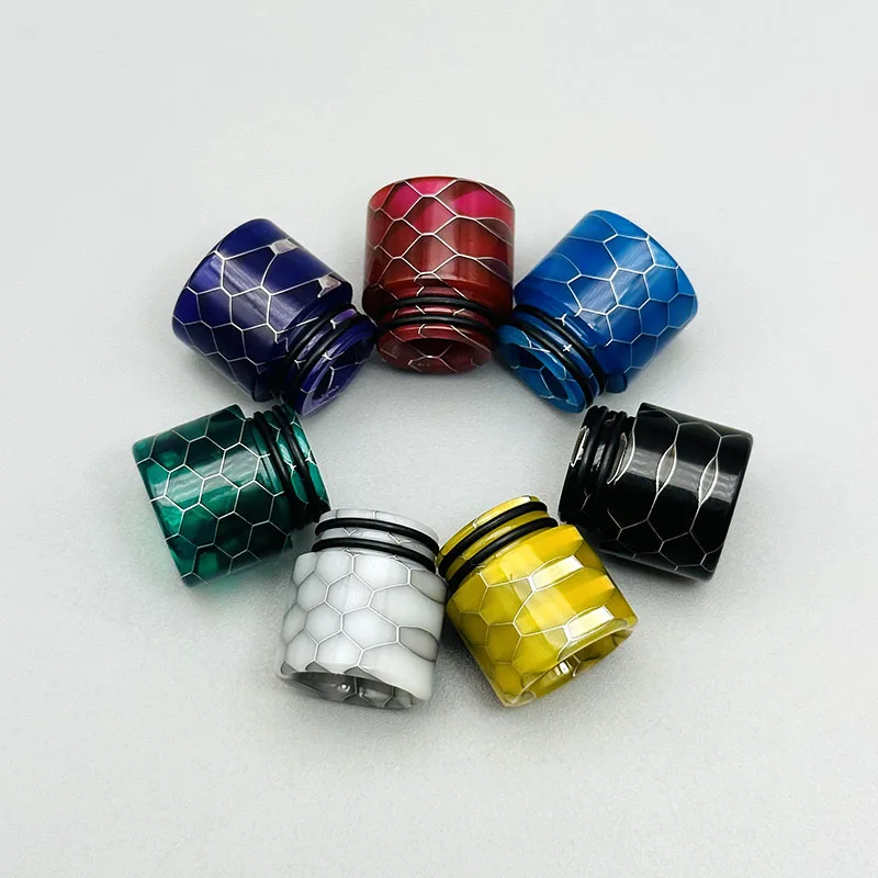 أطراف تقطير راتنجات الإيبوكسي Snakeskin ، قطعة فم لخزان الأمير TFV8 TFV12 ، ملحقات خزان Kylin RTA #4