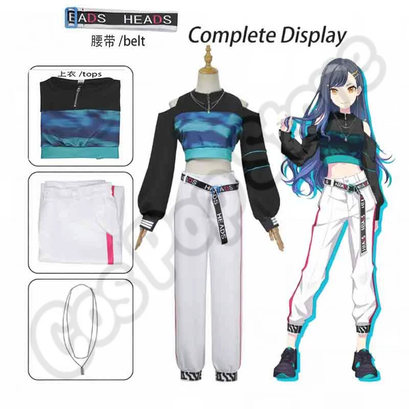 

Anime Game PJSK Shiraishi An Cosplay Costume Vivid BAD SQUAD 3rd Anniversary Uniform Outfit Halloween Party Suit