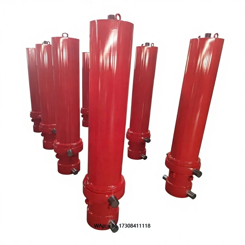 Heavy Duty Multi-stage Telescopic Double Acting Hard Chrome Plated Hydraulic Cylinder High Pressure for Dump Truck Tipper Truck