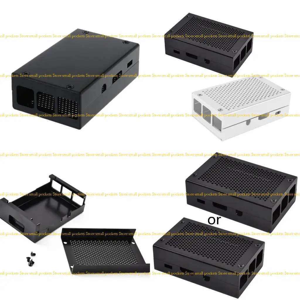 

R1WD для 3 алюминиевого корпуса для металла для RPI 3 Model B, совместимая с 3 модели