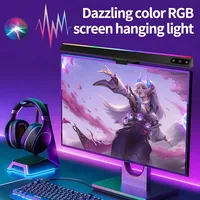USB Computer Monitor Light Bar Stepless Dimming Screen Hanging Light RGB Backlight Gaming Atmosphere Desk Lamp Monitor Light Bar