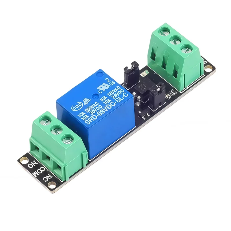 Single-channel 3V, 5V, 12V, 24V relay isolation drive control module, high-level drive board
