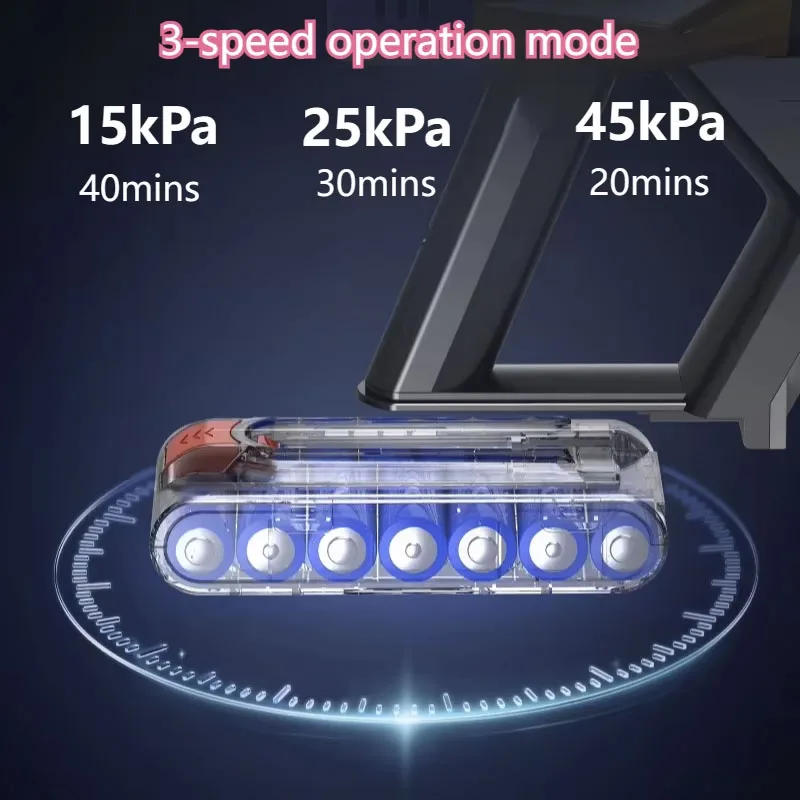 550 ワット 45000Pa ワイヤレス掃除機強力な吸引 LED タッチディスプレイハンドヘルドコードレス電動ほうき家庭用車のクリーニング