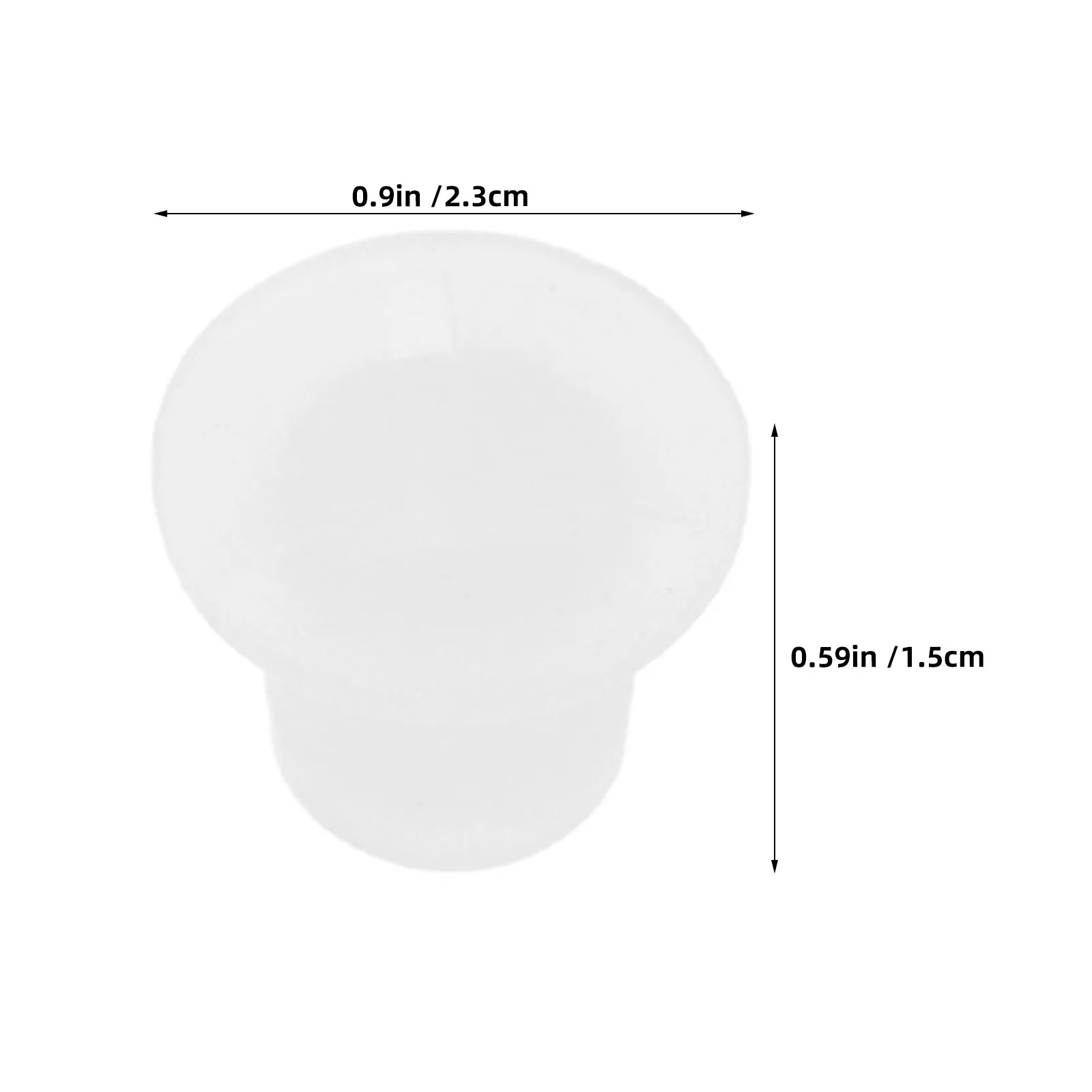 60Pcs Reed Diffuser Bottle Plug Plastic Insert Stopper with Pre-Drilled Hole for Aroma Stick Holder Diffuser Replacement view 4