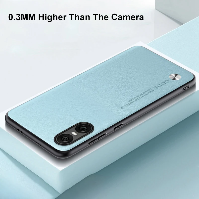 Luxury PU Leather Case For Sony Xperia 10 VI 10VI Back Cover Matte Silicone Protection Phone Case For Sony Xperia 10 V 10 IV 5G