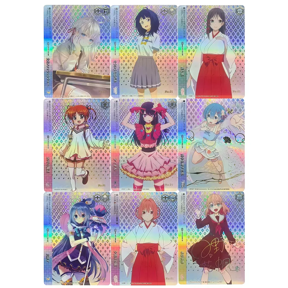 

Коллекционные карты Weiss Schwarz DIY Rem S116-098A Hoshino Ai, высокое качество, самодельная игра, аниме-карты, подарочная игрушка