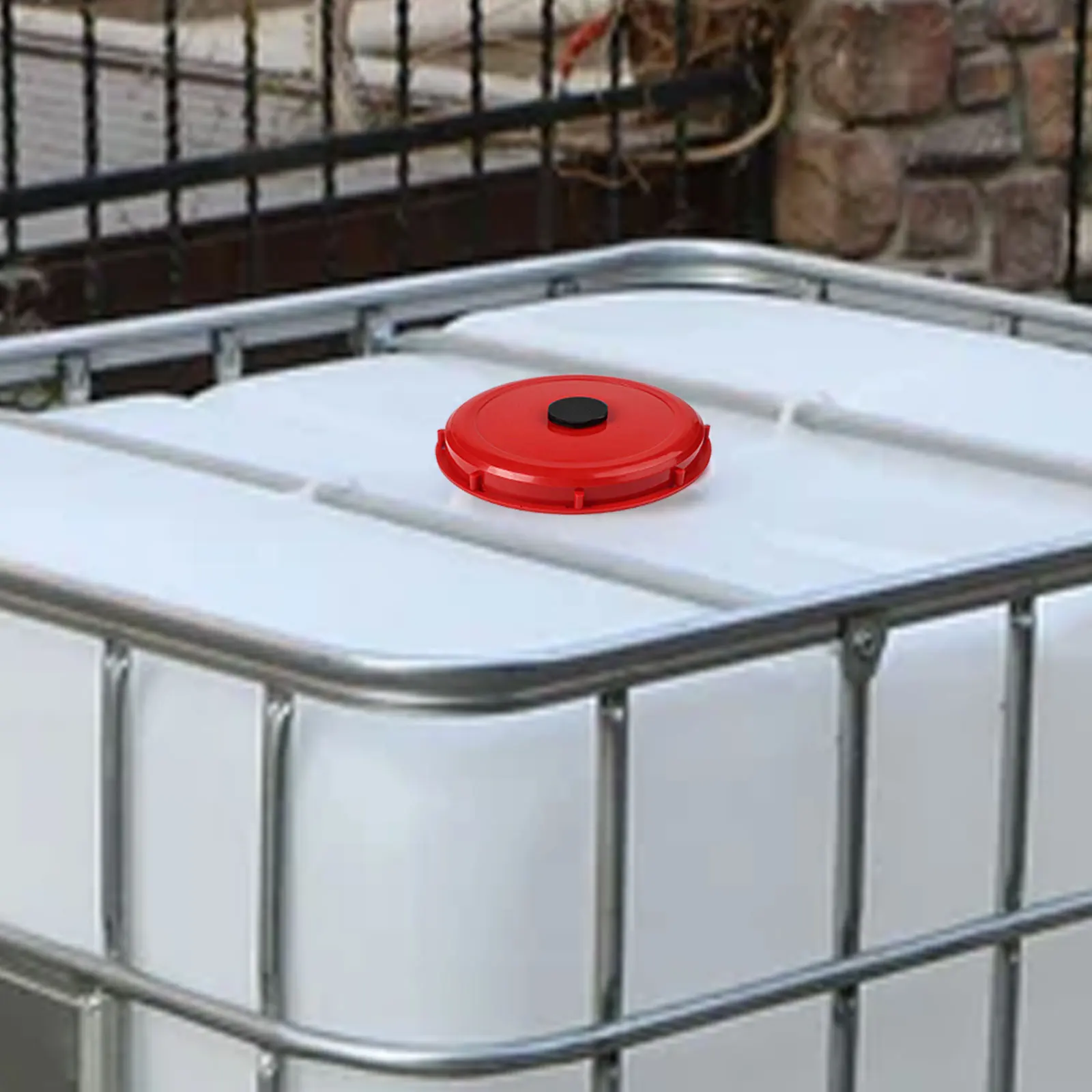 Campana de protección contra la lluvia con cambio de aire automático de 162mm, mecanismo de recarga fácil, opciones de instalación flexibles para tanques IBC