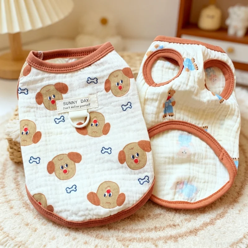 Camiseta verano para Chihuahua y perros pequeños – Algodón suave con estampado - imagen 5