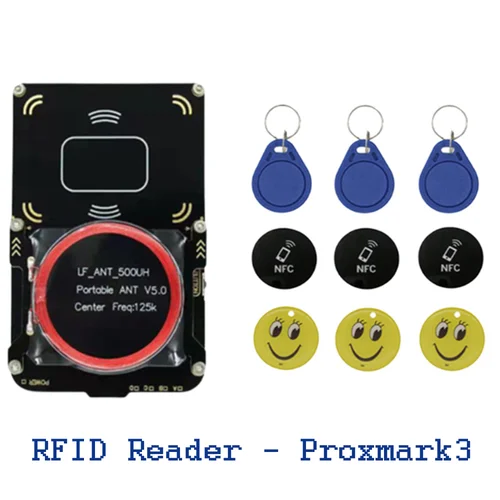 Proxmark3 5,0 Kit NFC tarjeta con Chip inteligente copiadora de grietas 13,56 Mhz duplicador de llaves 125Khz T5577 Token clon escritor IC ID lector de insignia