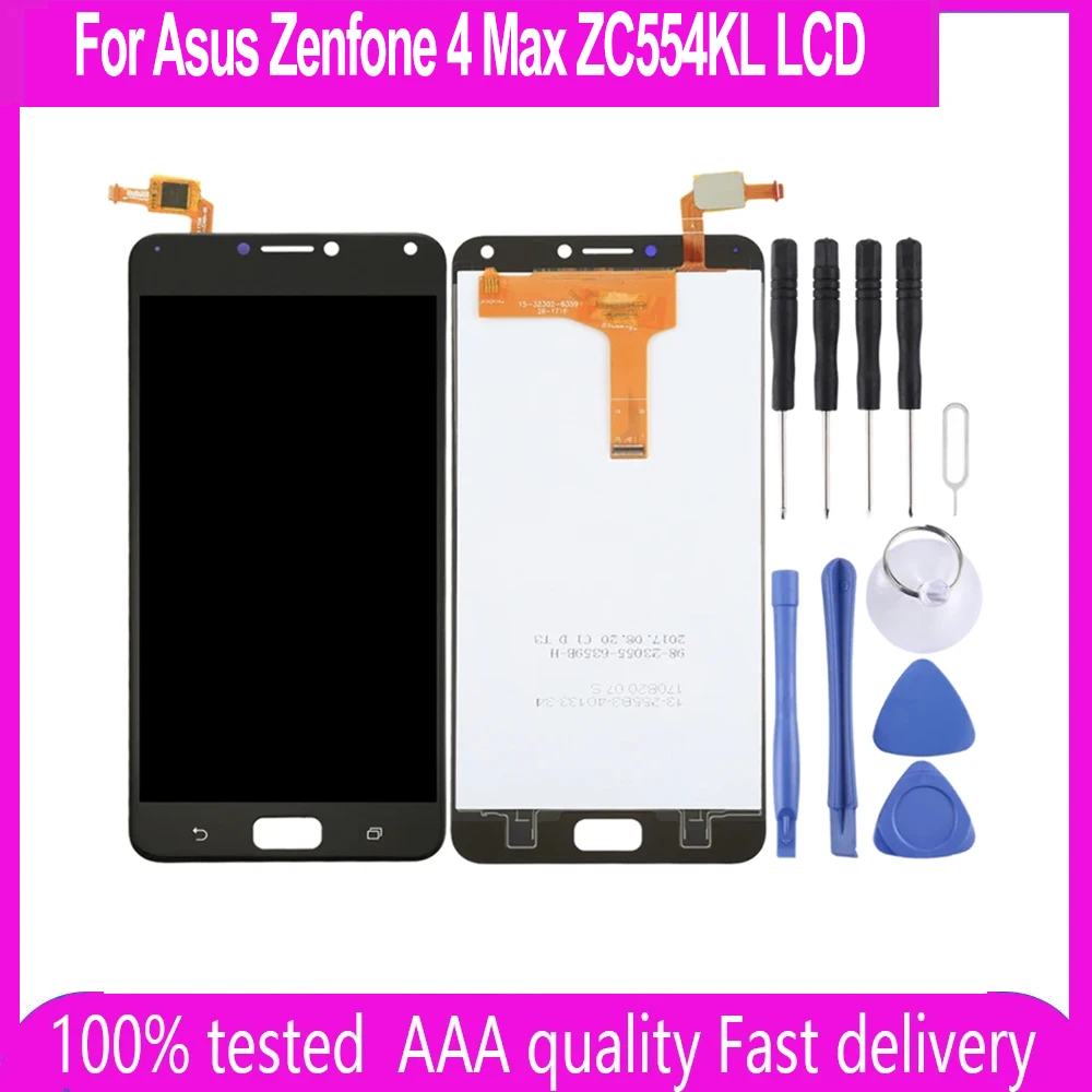 Original LCD 5.5\'\' Display For Asus Zenfone 4 Max ZC554KL LCD Touch Screen ZC554KL LCD X001D Digitizer Replacement Parts Tools