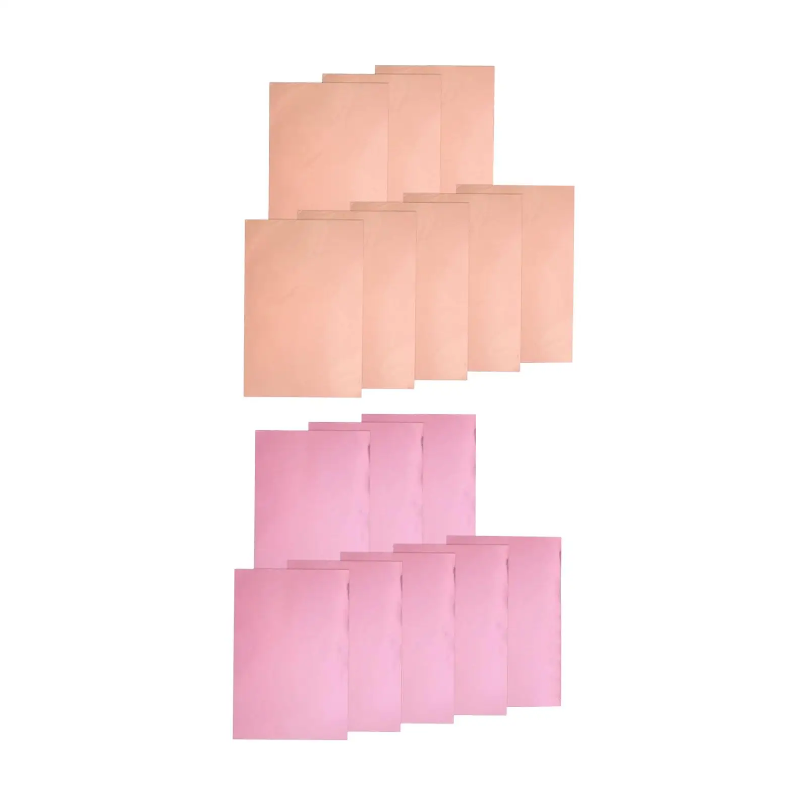 8X Metallic Cardsto…