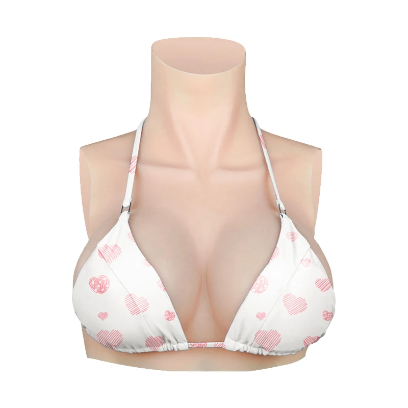 

KOOMIHO Fake Boobs Drag Queen Silicone Breast Forms B/C/D/E/G Cup 1TH GEN Huge Transgender Shemale Crossdresser Beginner