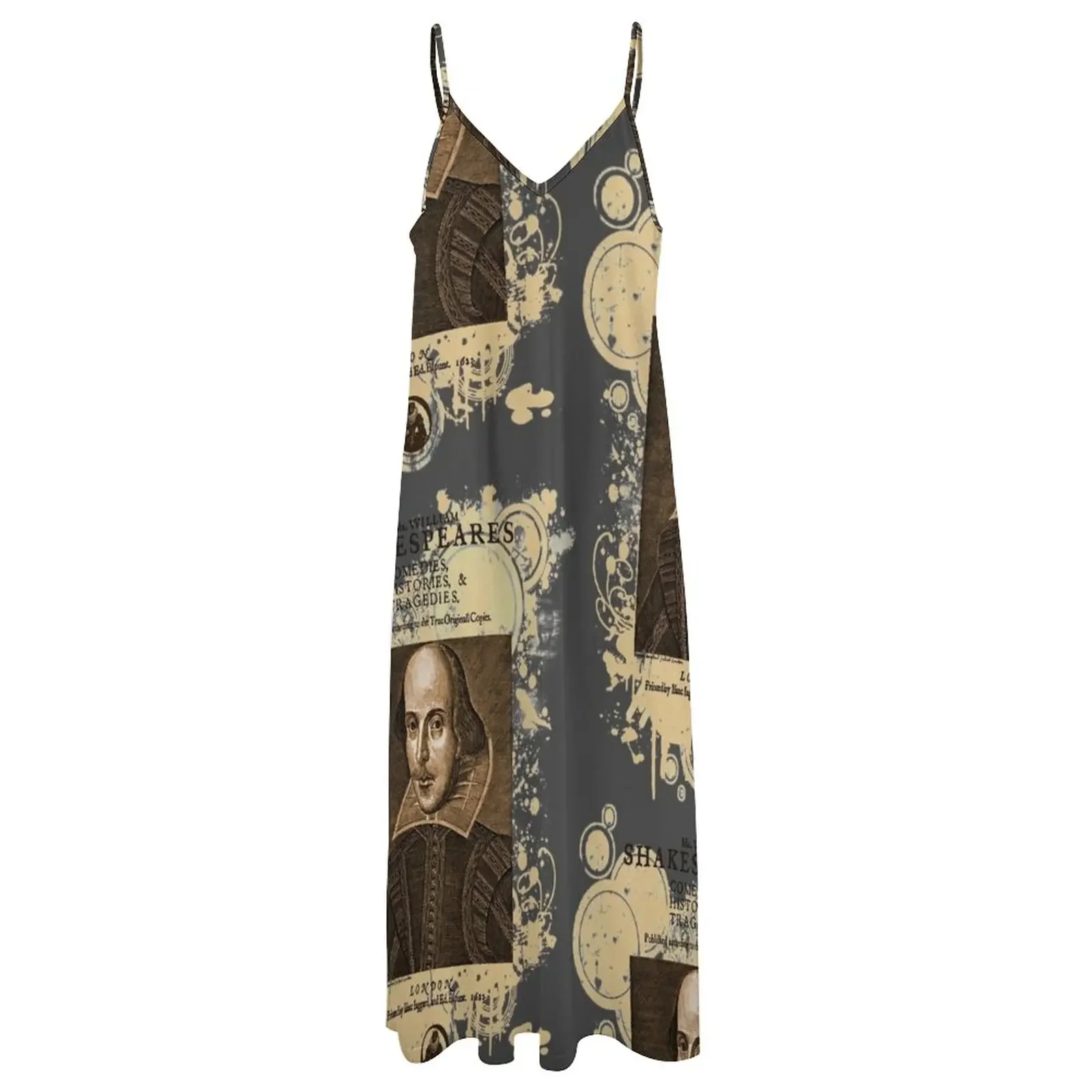 Shakespeare First Folio Front Piece Sleeveless Dress party dresses women purple dress women's summer clothing 2024 Dance dresses