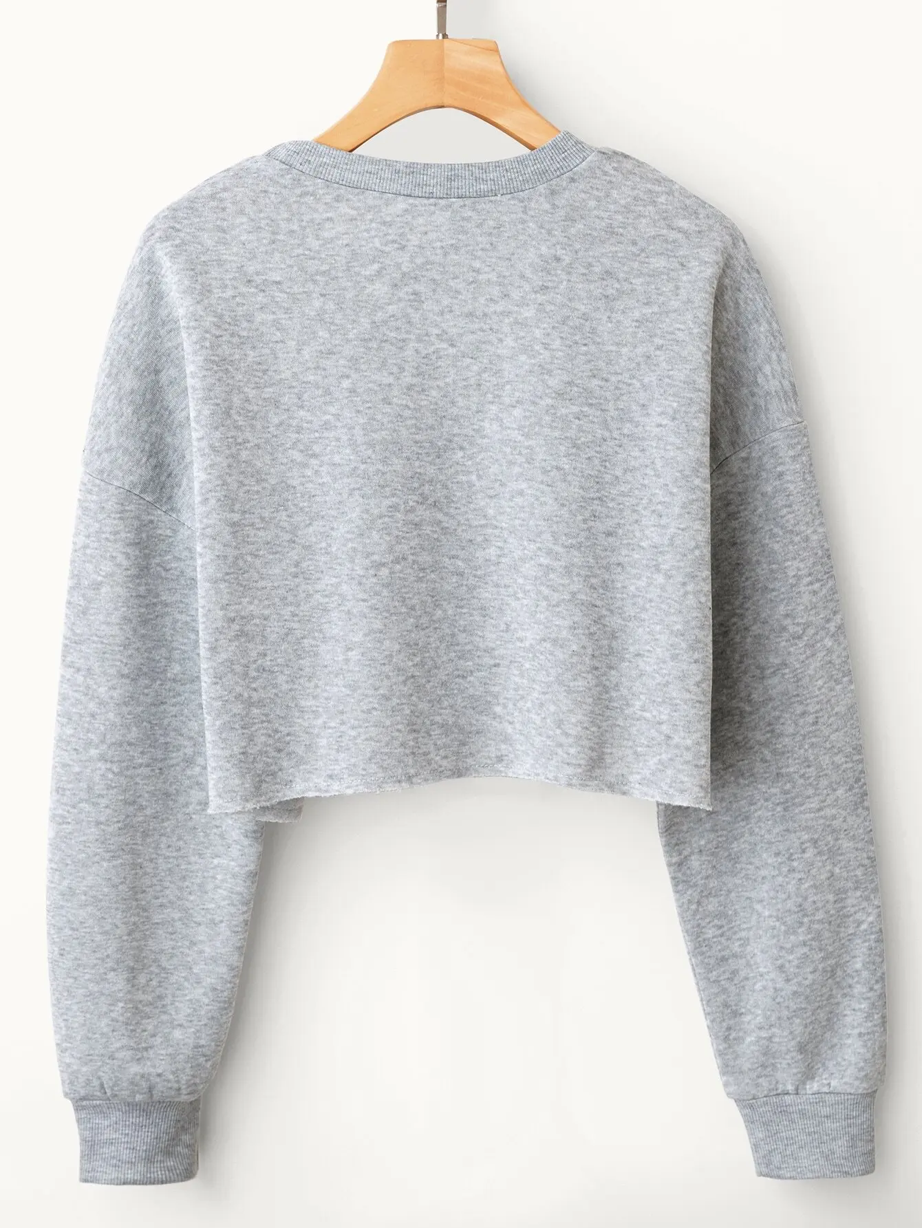 Brooklyn 98 Sudadera corta gráfica para mujer, jersey de manga larga, top informal streetwear