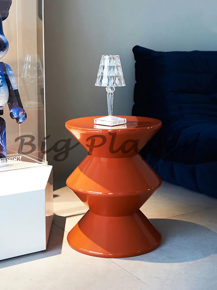 Round Plastic Coffee Table,Nordic Home Furniture,Living Room Sofa Side Tables,Hallway Shoes Stool,Balcony Small Desk,Nightstands