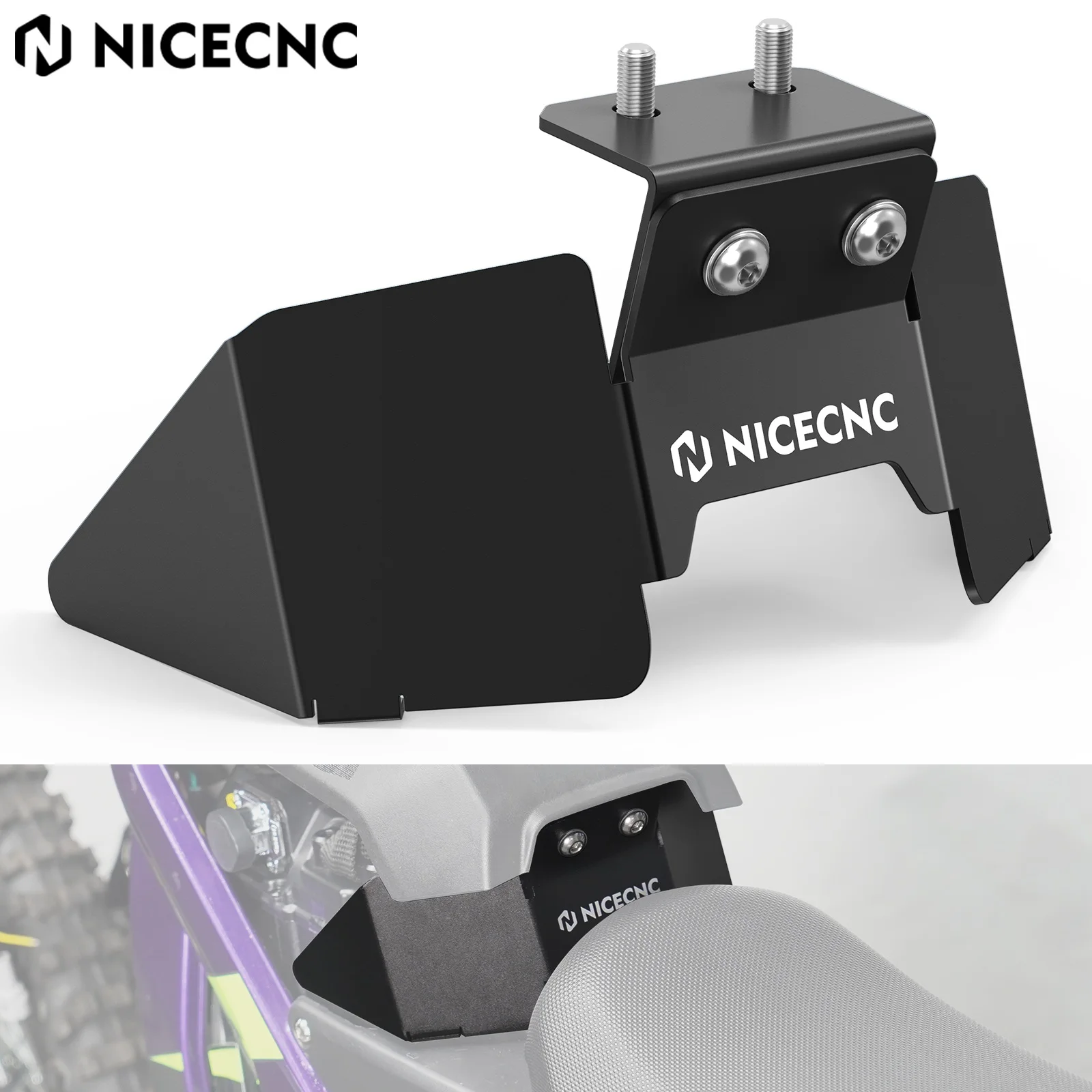 

NICECNC For Surron Light Bee X S L1E Segway X160 X260 Electric Dirt Bike Battery Lid Extension Battery Latch Heighten Extender