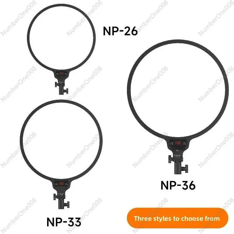

360° Rotating Ring Light with Full-Screen Fill Light, Auto Beauty Effect LED Camera Light for Live Streaming & Makeup