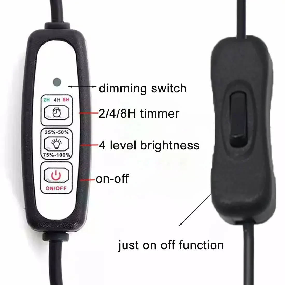 USB تنمو ضوء للنباتات الداخلية LED مصباح النبات مع حامل مرن معقوفة ارتفاع قابل للتعديل الشمس تزايد مصباح E1K4K4