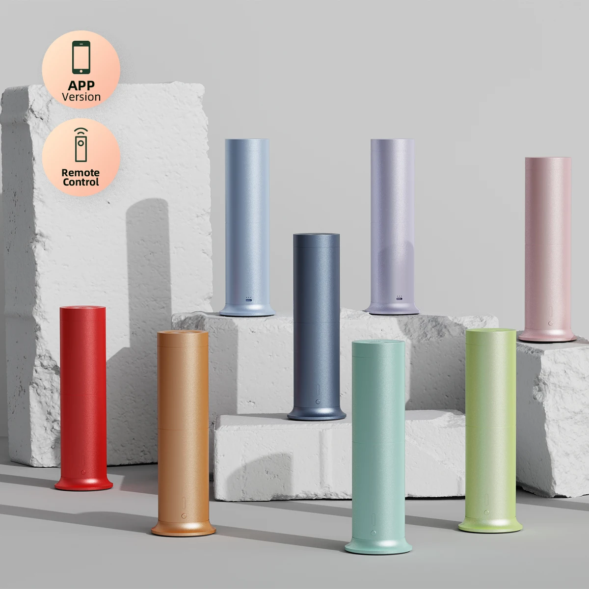 

Leomwrold Aluminum Alloy Luxury Essential Oil Tower Diffuser Machine 100ML Hotel Commercial Collection Aroma Tower Diffuser