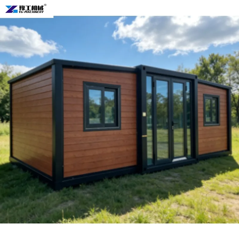 Steel Portable Design 20ft 40ft Expandable Modern Luxury Container House Soundproof Folding House