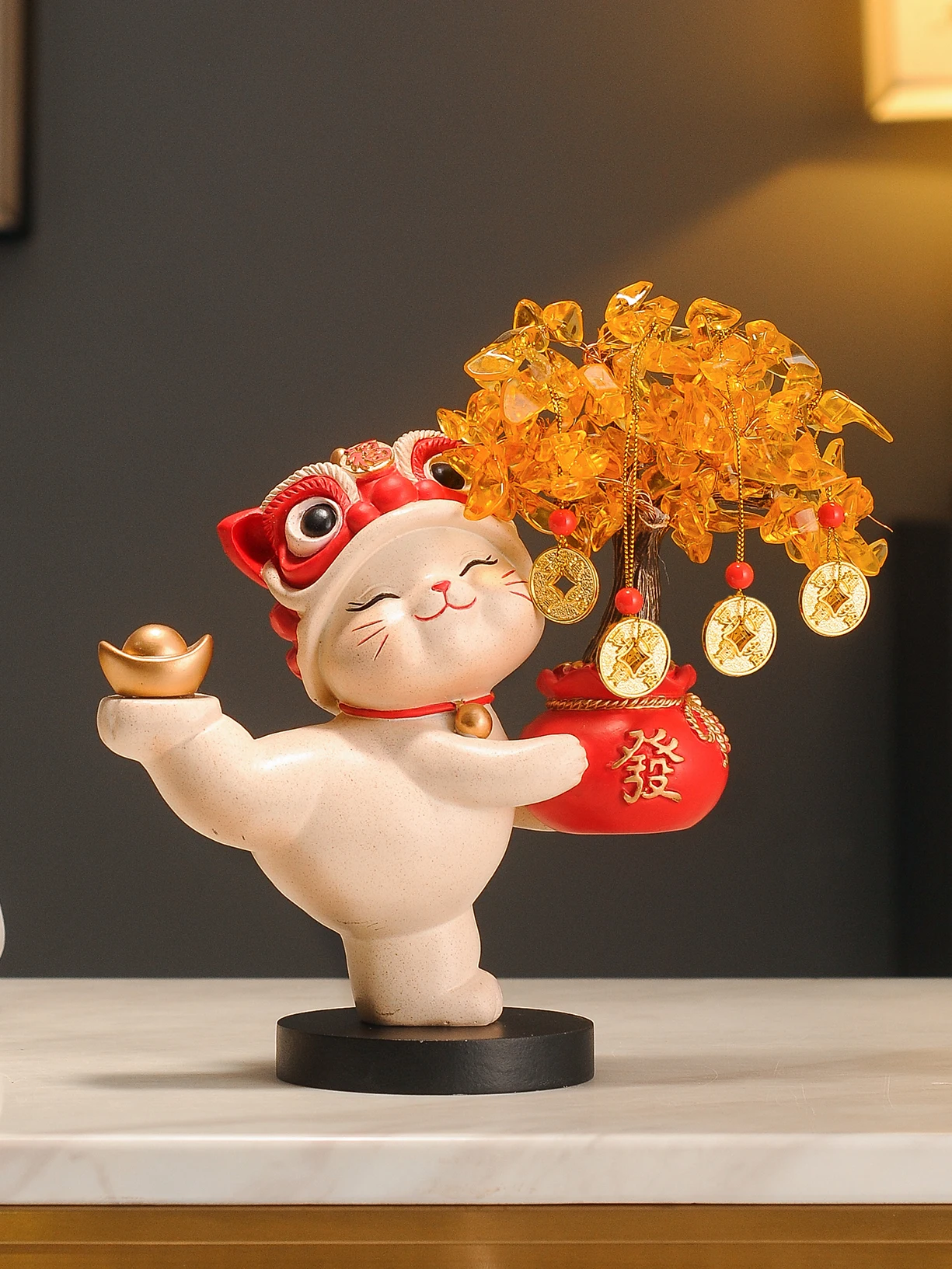 شجرة الحظ محظوظ القط زخرفة خزانة مشروبات تلفزيون خزانة افتتاح متجر الهدايا صفحة الخروج غرفة المعيشة هووسورمينغ هدية #2