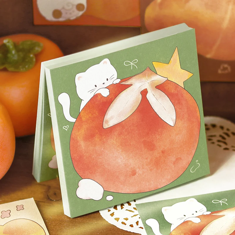 100Sheets Cute Bread Memo pad Decoration Scrapbooking Diary Album Message Notes Paper Notepad Stationery