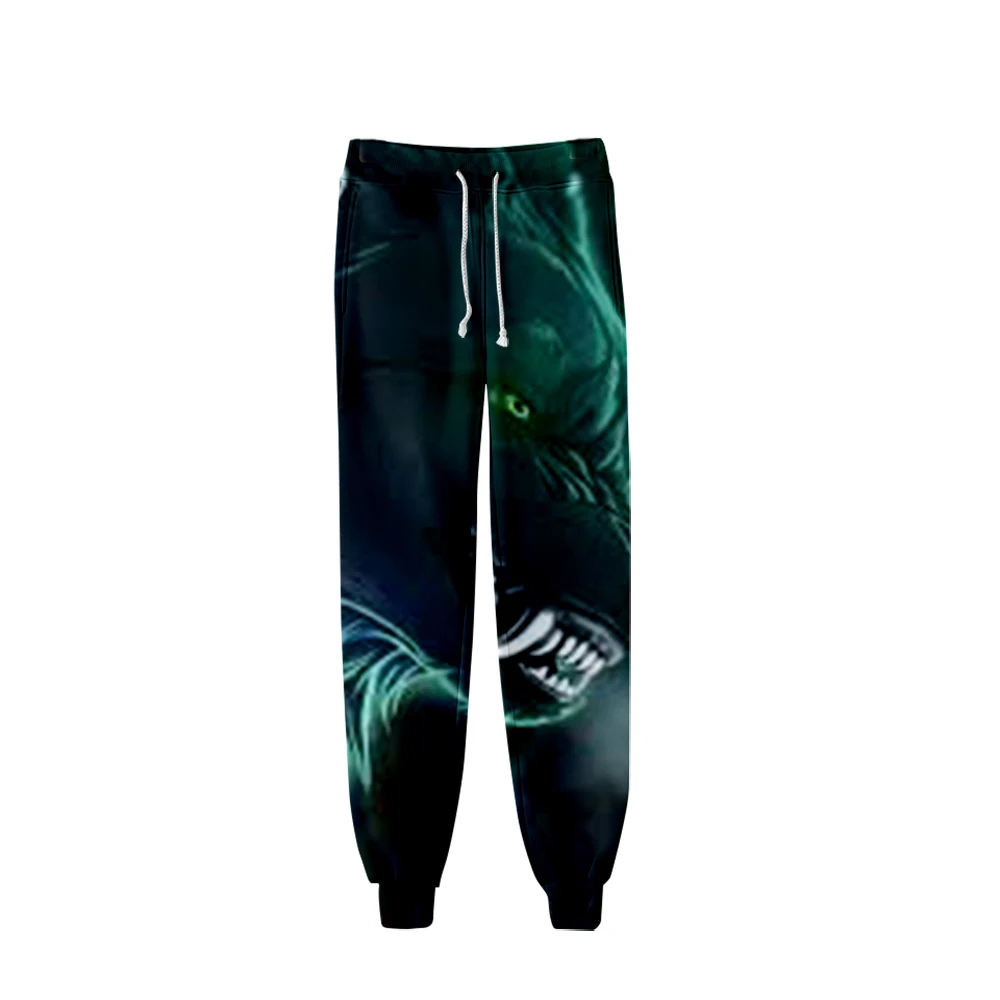 Wilcze zwierzęta modne męskie spodnie dresowe workowate spodnie hiphopowe spodnie dresowe Pantalon Homme Streetwear odzież sportowa 3D