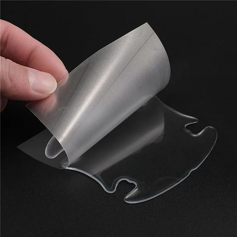 Transparent Protective Stickers Car Door Handle  Sticker for KIA Rio 3 4 k2 k3 Ceed SSANGYONG Chairman Rexton