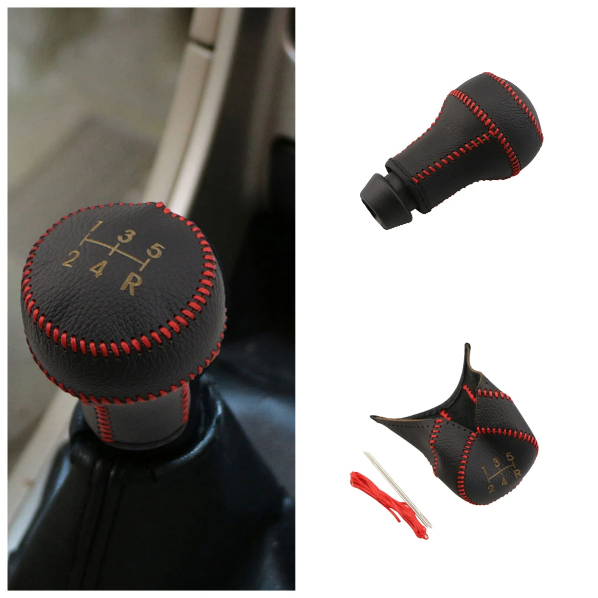 Funda Protectora para Palanca de Cambios de Coche para PEUGEOT 106 107 205 206 207 306 307 308 309 405 406 407 para CITROEN C1 C3 C4 Accesorios