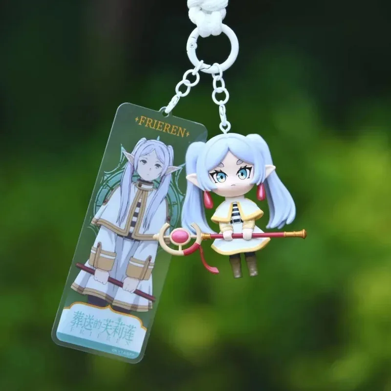 

Frieren Beyond Journey S End Брелок Chibi Серия Слепая Коробка Mystery Box Caixa Caja Куклы Подарок Настольный Орнамент Аниме Фигурка Игрушка