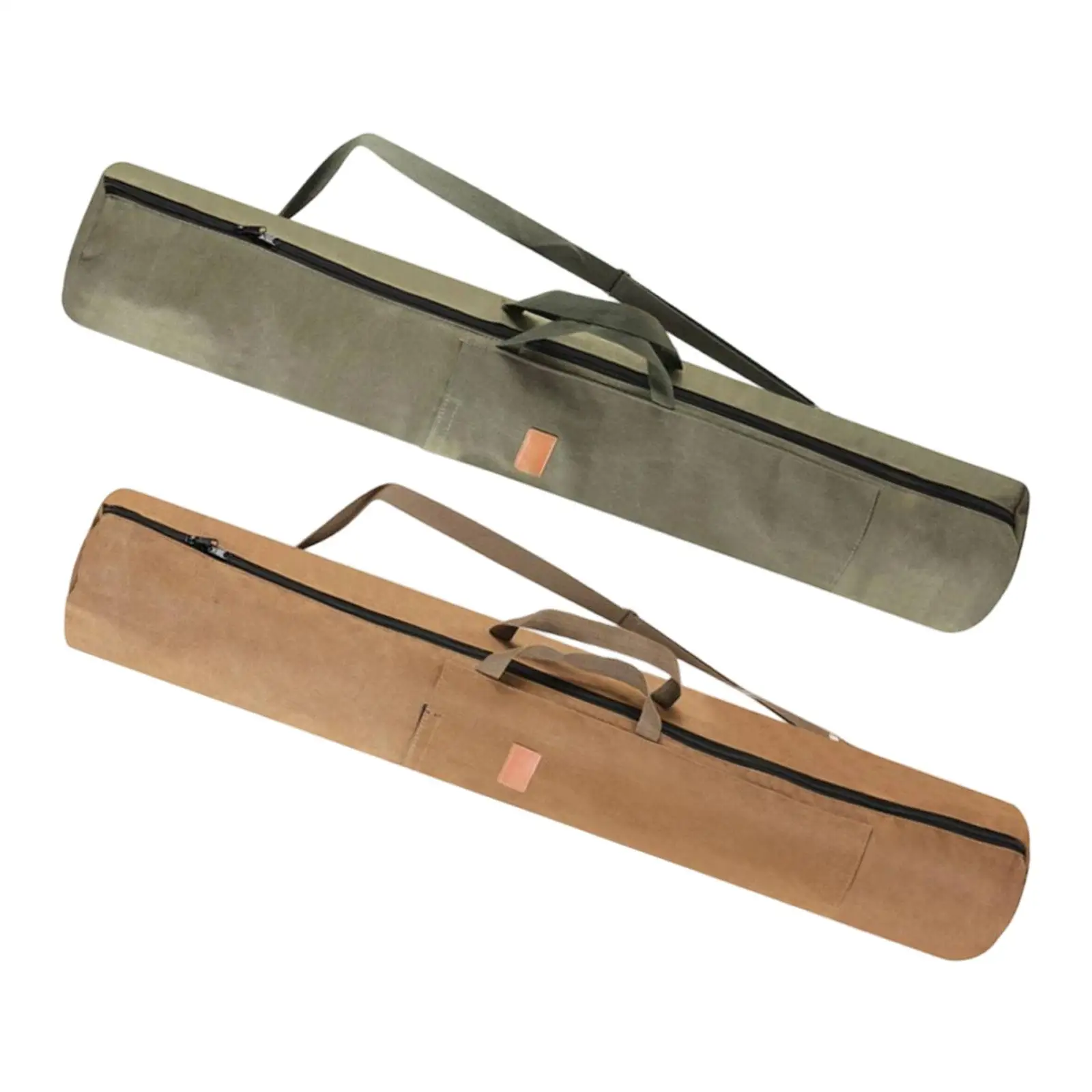 

Fishing Rod Storage Bag Folded Protector 47.24inch Accessory Adjustable Shoulder Strap for Traveling Lures Line Gifts Gloves