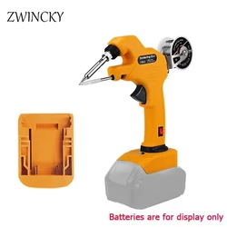 Cordless Soldering Iron Kit Work for Dewalt，18V 20V Li-ion Battery Automatically Send Tin Soldering Iron with Ceramic Heater