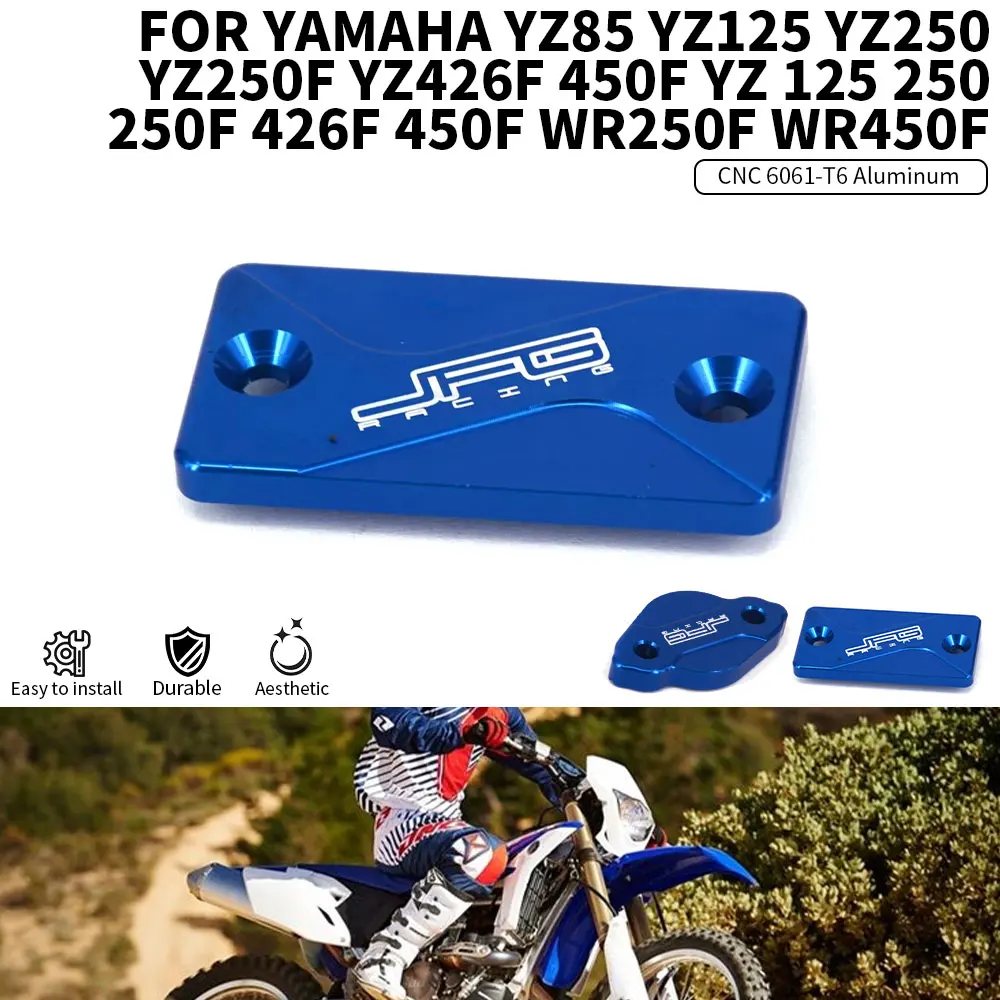 Tapa de depósito de freno para motocicletas, cubierta para YAMAHA YZ85 YZ125 YZ250 YZ250F YZ426F 450F YZ 125 250 250F 426F 450F WR250F WR450F