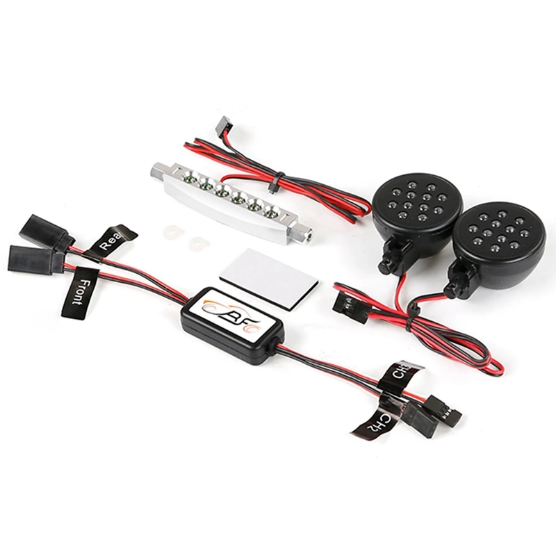 Front And Rear Light Lamp With Controller For Hpi Rovan Km Baja 5B 1/5 RC Car Upgrade Parts