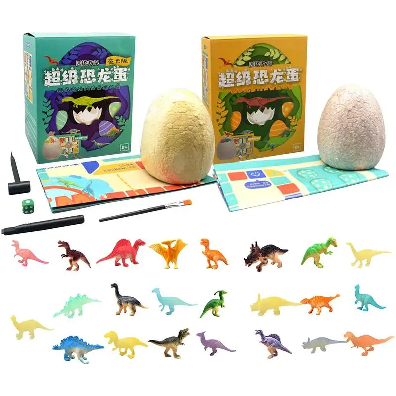 

12 Unique Dinosaur Excavation Egg Preschool Educational Archaeology Paleontology Science Toy Digging Dino Egg Kit Toys For Kids