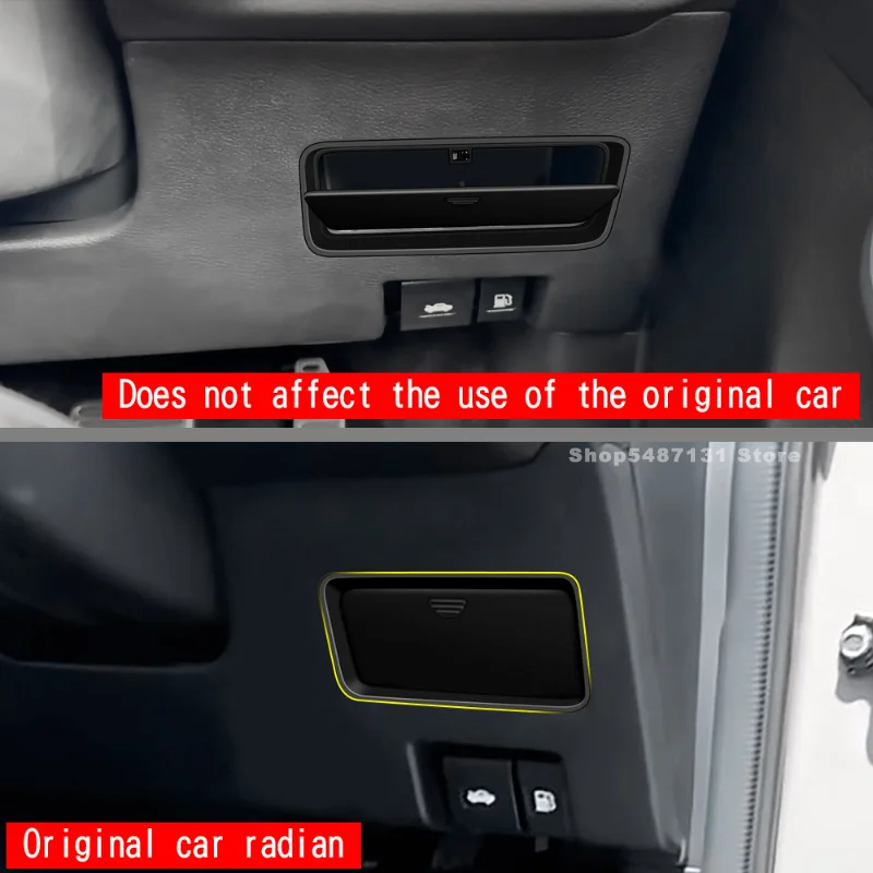 صندوق تخزين السيارة تحت كابينة السائق صندوق تخزين مخفي لملحقات سوزوكي فرونكس الداخلية 2024 2025 #5