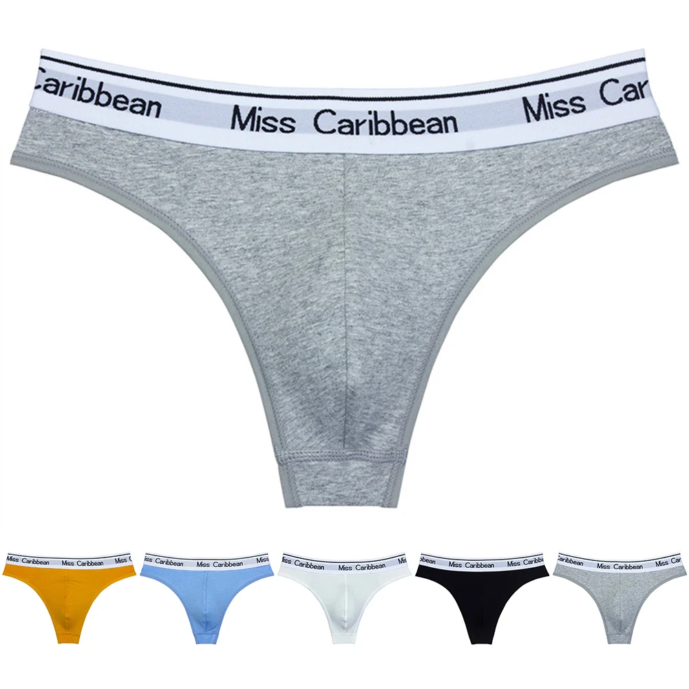 

Sexy Mens Sport Briefs Cotton Low Waist Underwear Bikini Panties Lingerie Comfortable Stretchy Breathable Moisture-Wicking Quick