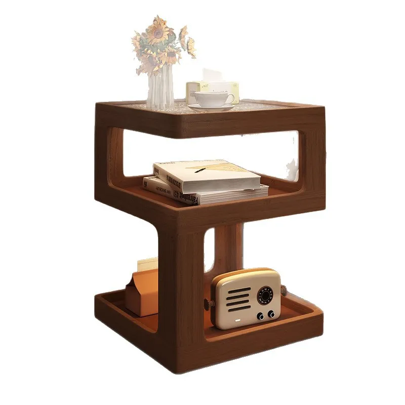 

Solid wood bedside , bedroom bedside storage, simple small apartment, home creative sofa