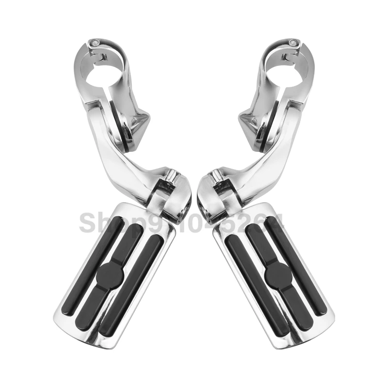 

Motorcycle Universal 32mm 1-1/4" Foot Pegs Highway Pedals Footrest For Harley Honda Yamaha Suzuki Kawasaki