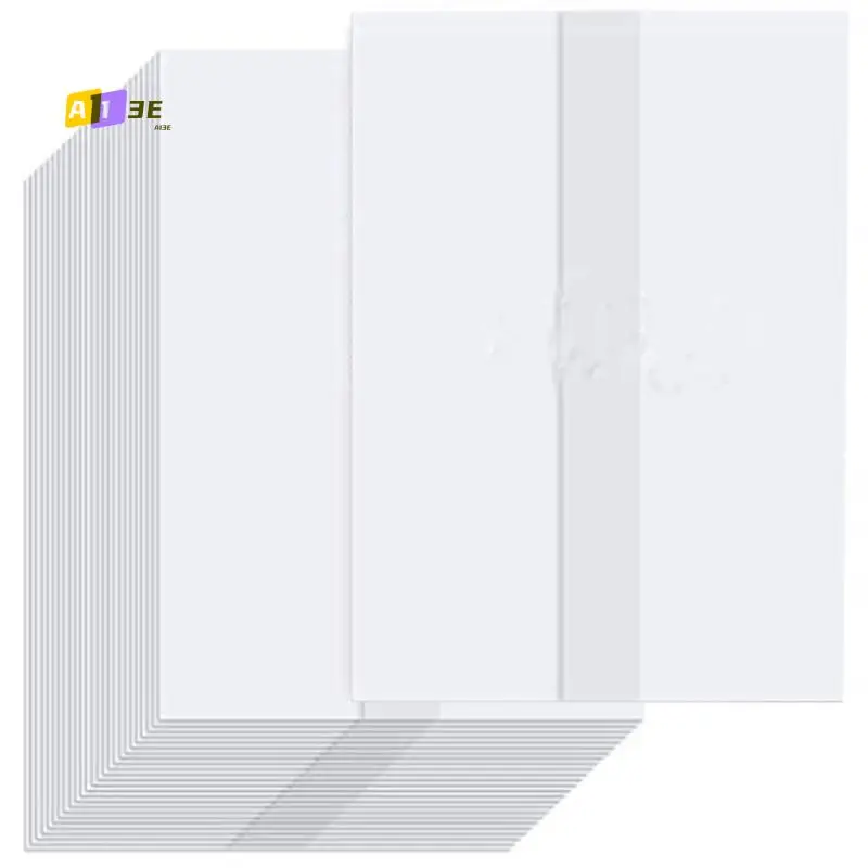 

A13E-120 шт. пергаментные куртки пергаментная бумага предварительно сложенная бумага для свадебных приглашений полупрозрачные пергаментные конверты 5X7 дюймов