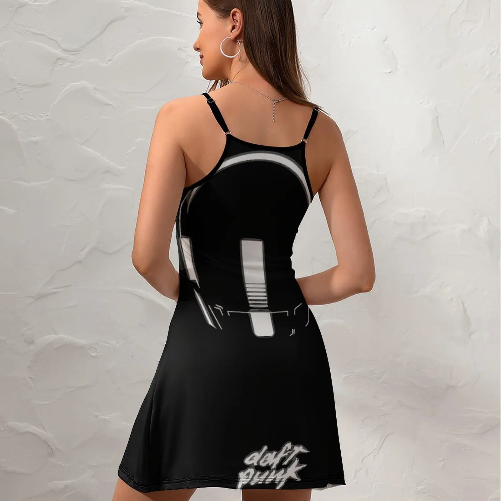 Daft Pulp Punk Band Music Legend 70s 80s Limited Casual Graphic Sexy Woman's Clothing  Women's Sling Dress Funny Novelty  Clubs